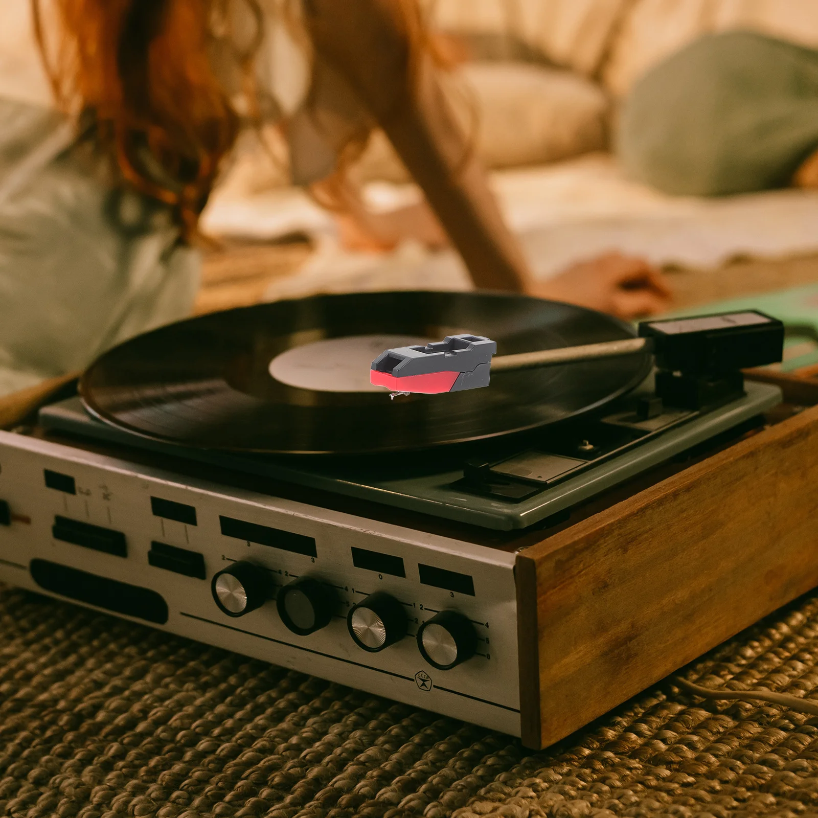 

Stylus Replacement Needle For Record Player Turntable Durable Aluminum Abs Material Compatible With Vinyl Players