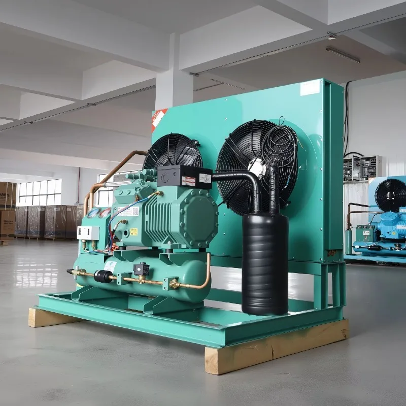 

Easy Maintenance Automatic Scroll Compressor Low Temperature Condensing Unit with Motor for Commercial Freezers (-25C 15C)