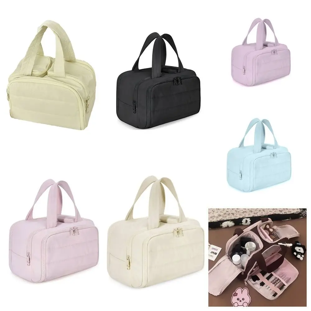 حقيبة مستحضرات التجميل للسفر متعددة الحقيبة مقاومة للماء، حقيبة مكياج ذات سعة كبيرة، منظم أدوات الزينة، حقيبة غسيل للسفر