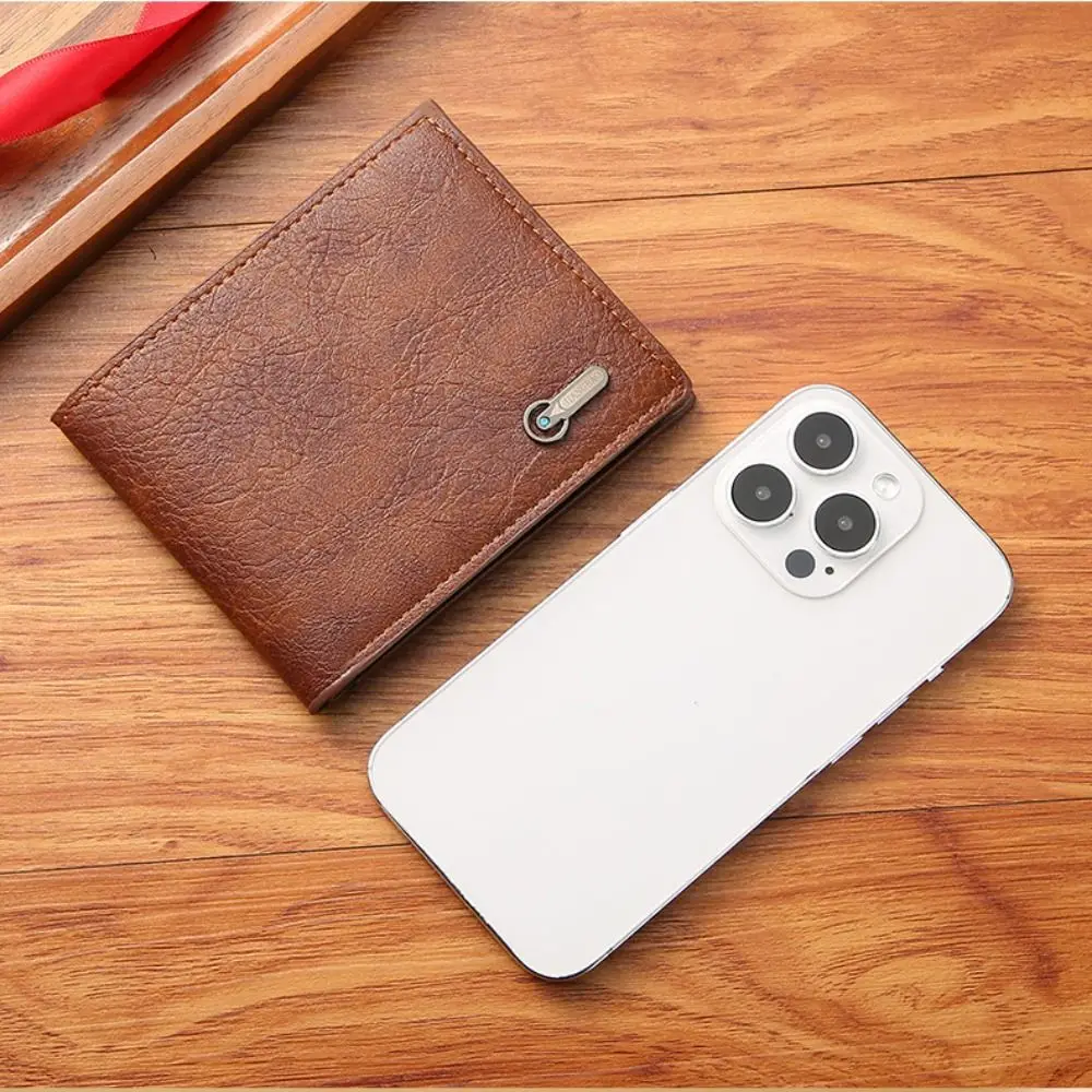 

Waterproof Men's Short Wallet High Quality Multi-position Soft Male Leather Purse Thin Durable Card Wallet Daily Use