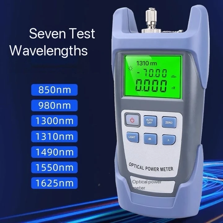 High Precision Optical Power Meter, DXP-40D Fiber Optic Light Failure Tester Optical Multimeter Optical Receiver -70~+10dbm