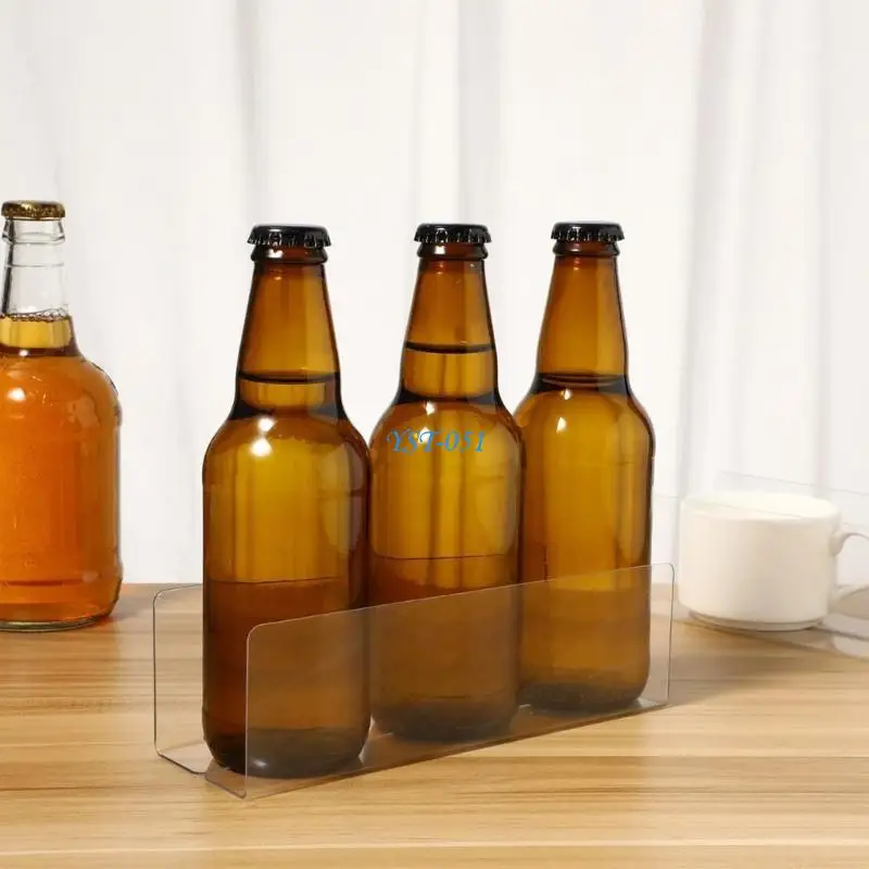 E15A 6Pcs Light Weight L Shaped Acrylic Shelf Inserts For Customizable Storage Space