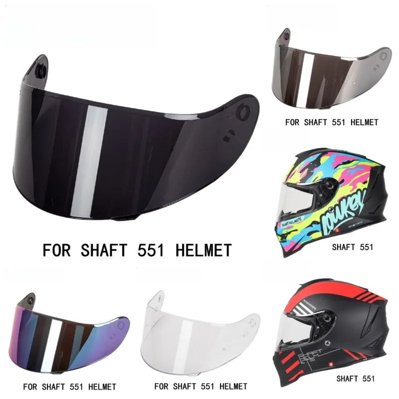 CCUUD For SHAFT Helmet Lenses for Tank SHAFT 551 Helmet High Definition Lenses