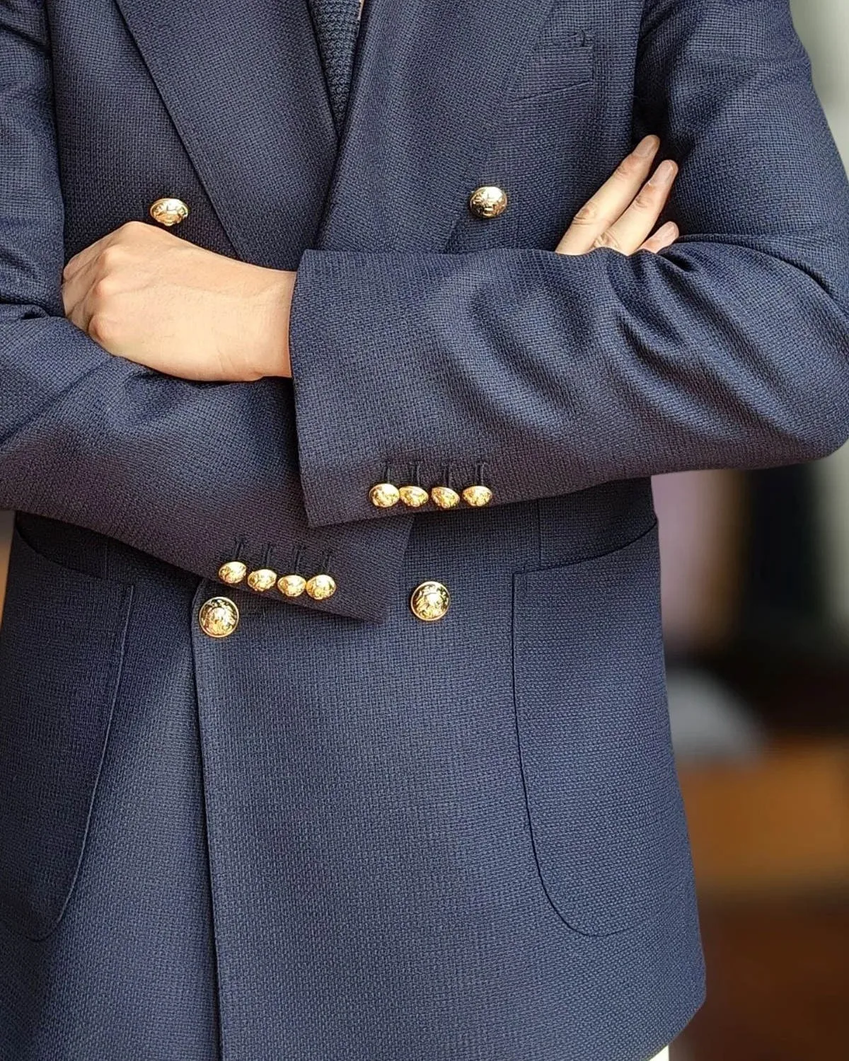 Designer Men\'s Wedding Suit Blazers Custom Made Tuxedos Double Breasted Jacket For Male Business Office Groom Wear Only Coat