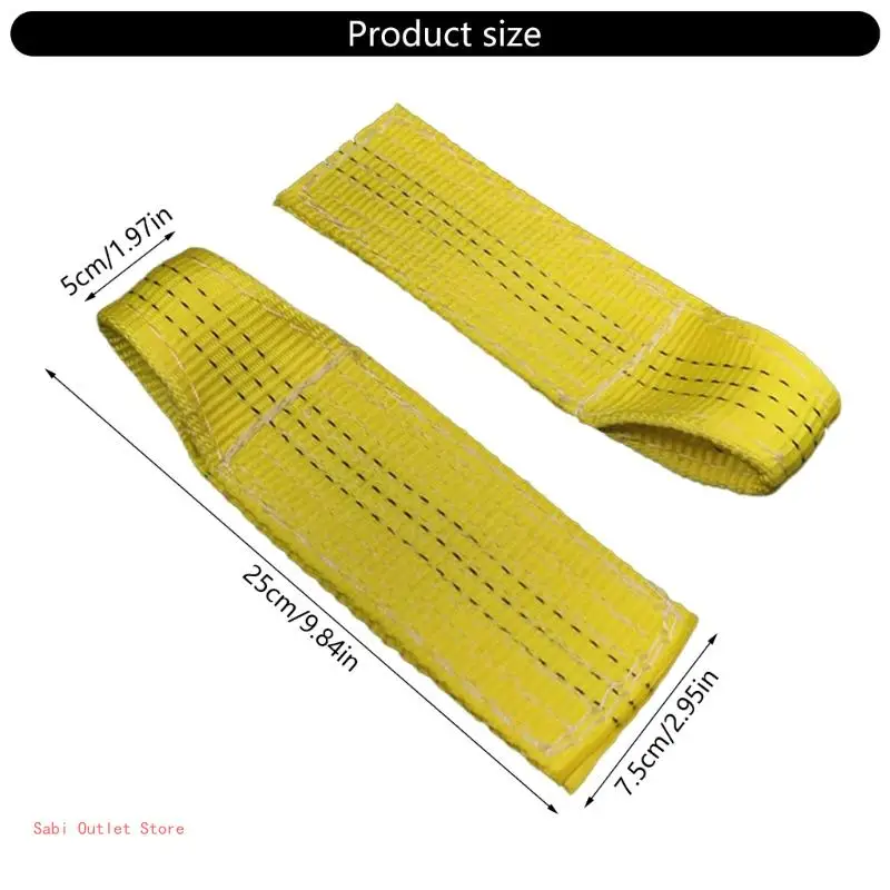 2Pcs Soft Nylon Belt For Car Dent Repair Flexible Tab Tool Car Dent Removal