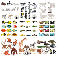 Simulation Plastic Animals Figurines Set - Realistic Wild Life Model Figures Collection for Display Decor Model Toy Kids Gifts