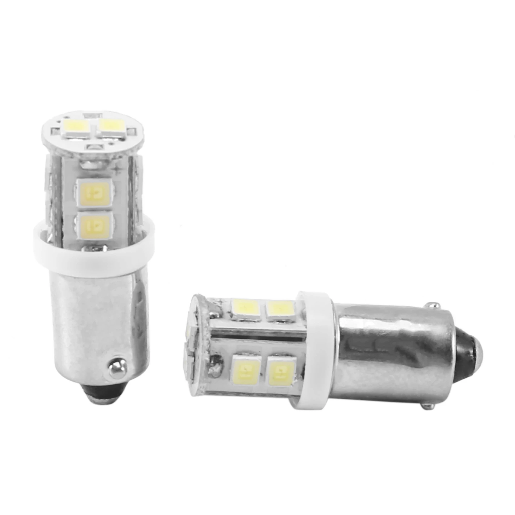 LED 자동차 웨지 인테리어 사이드 전구, 화이트, 4x T11 BA9S T4W, 233 BAYONET 10 SMD