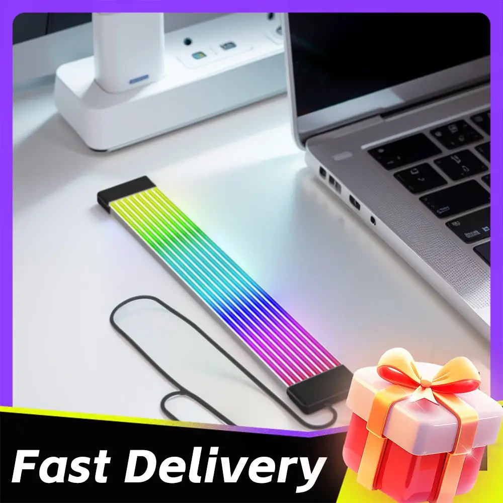 

Светодиодная RGB-лента 5В 3-контактная, удлинители кабелей RGB 8-контактные и 24-контактные для блока питания, ARGB-кабель для материнской платы компьютера