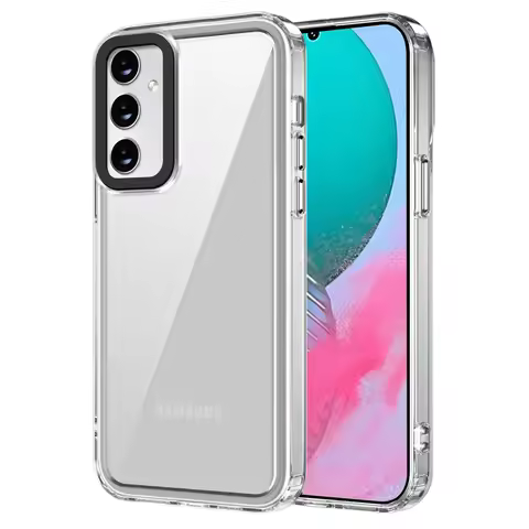 Shockproof Clear Acrylic Case For Samsung Galaxy S21FE S20FE S23 S22 Plus Ultra M54 A73 A54 A34 A24 A13 A32 M33 M14 M32 53 Cover