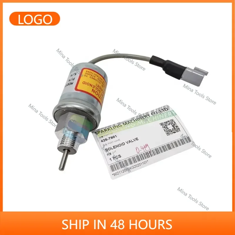 425-7981 3011C C1.5 Excavator Spare Parts 4257981 Fuel Solenoid 425-7981