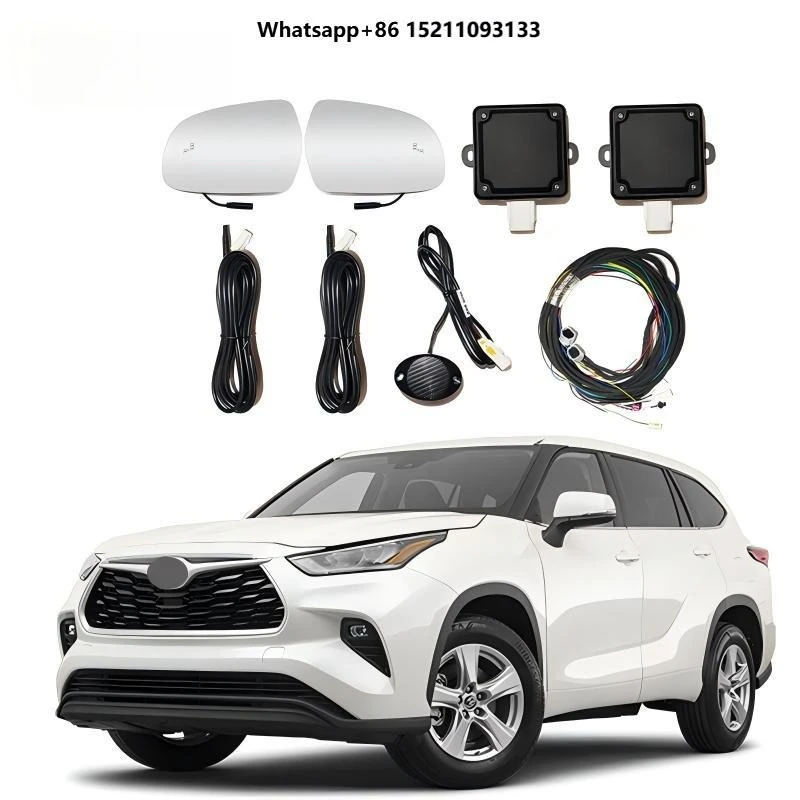 BSD 77GHz Rearview Mirror Adas Blind Spot Monitoring Lane Change Safety Warning System Car Safety Driving Assist for RAV4