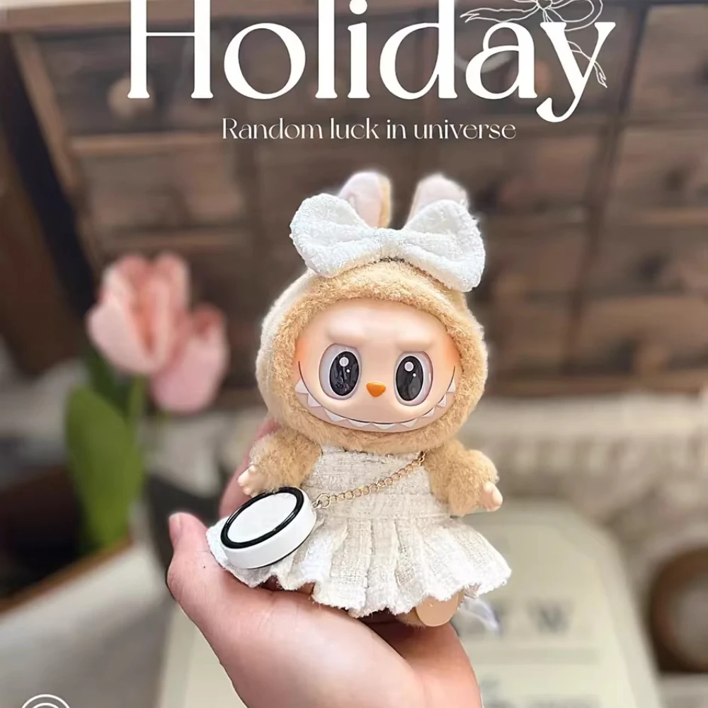 

17cm Labubu Doll's Clothes The Monster Outfit Accessories Clothing Advanced luxury senior fashion designer brand DIY Kids Gift