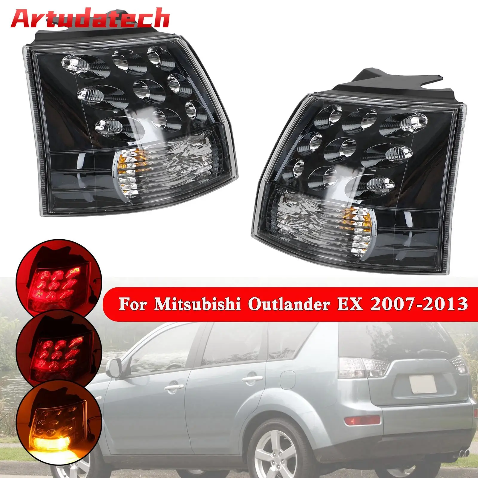 

Задсветильник Artudatech для Mitsubishi Outlander EX 2007-2013, 2 шт., автомобильные аксессуары