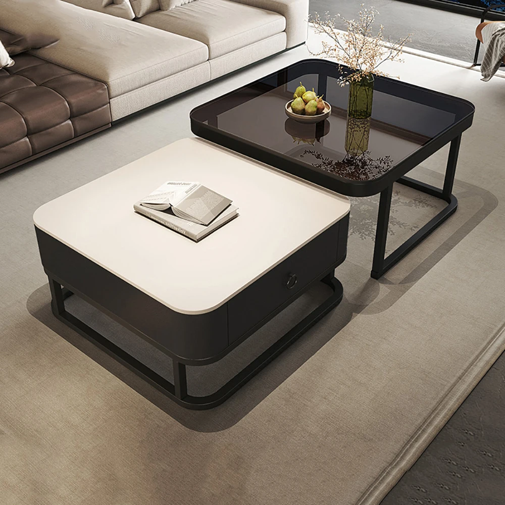 Mesa De centro De diseño moderno para sala De estar, mesa De centro De diseño Premium, mesa única minimalista, muebles para sala De estar