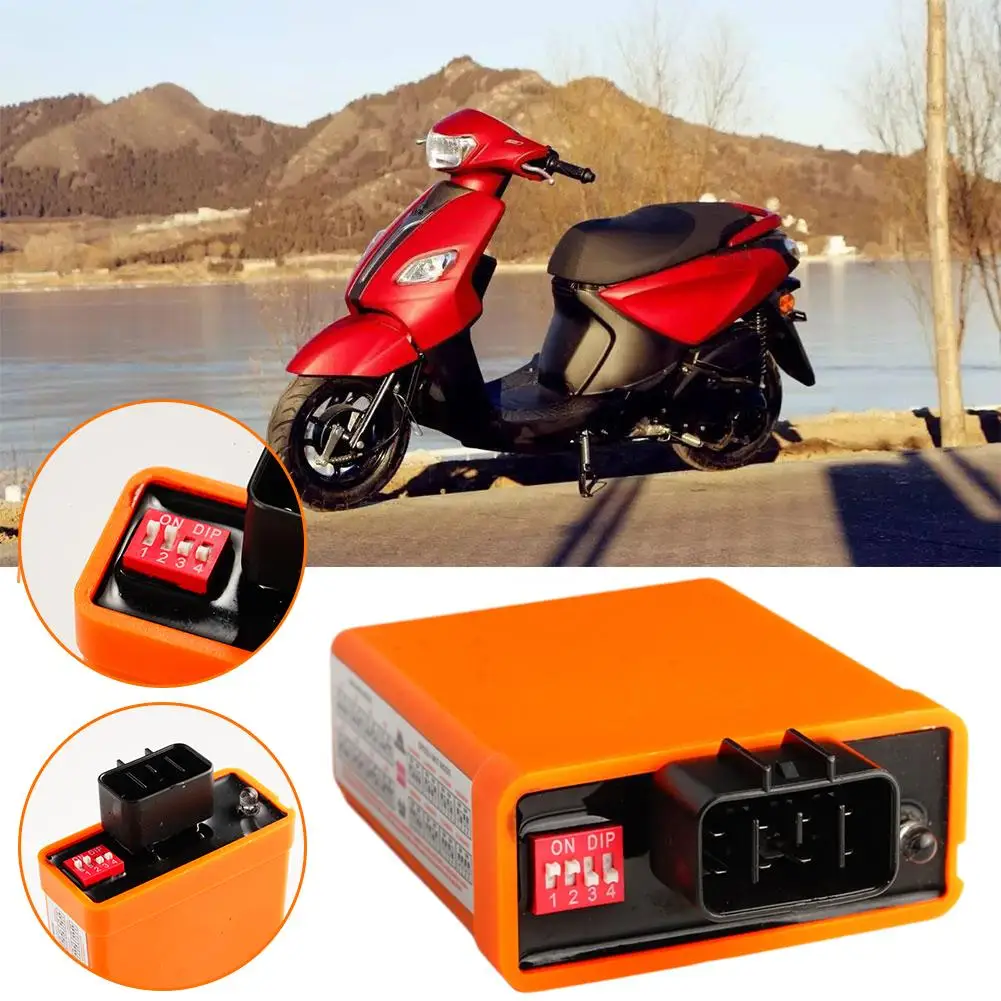 8 PIN CDI Racing Lgnition Scooter Moped 4000-12000RPM for Yamaha ZY100 JOG100 RS100 RSZ100 Motorcycle Accessories E0K4