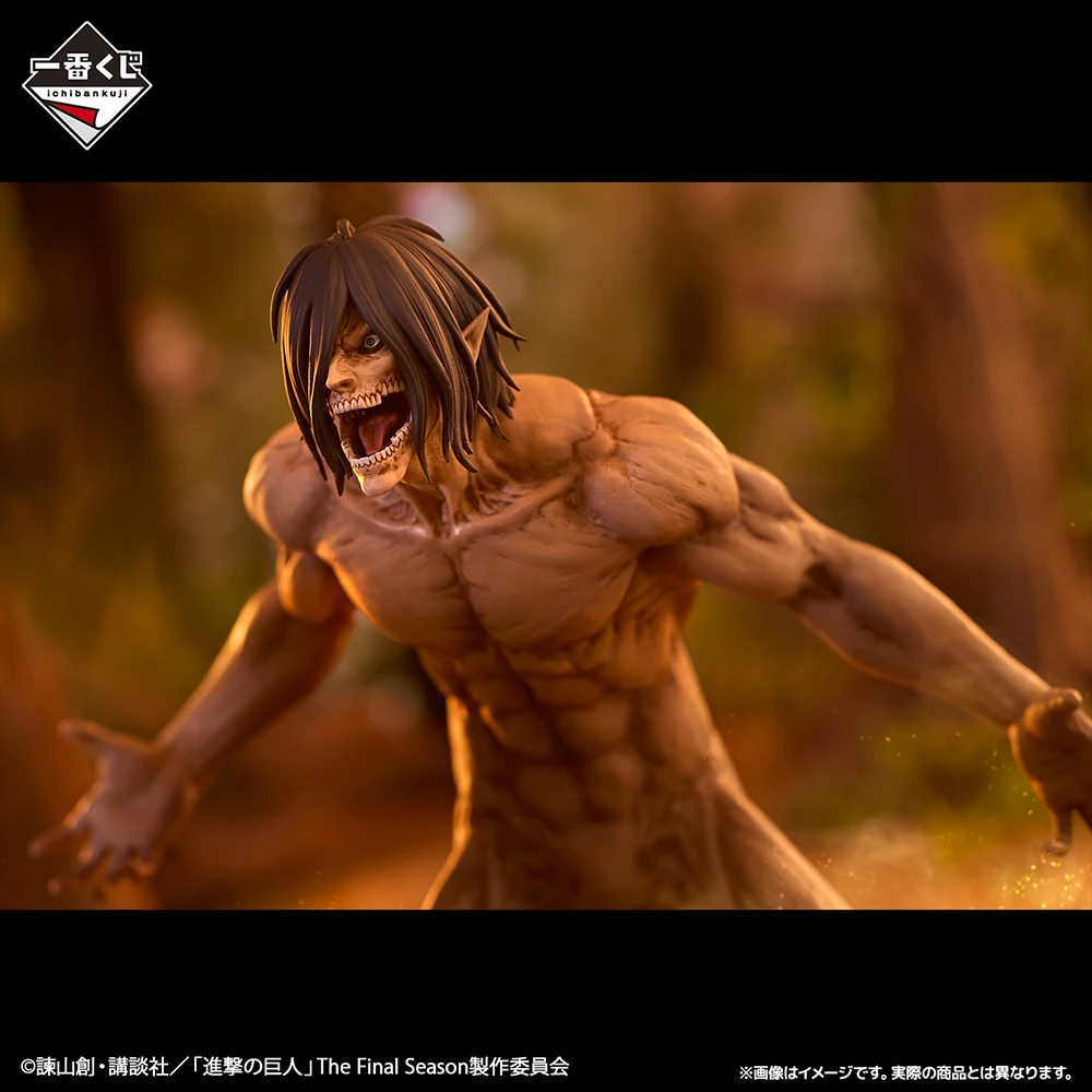 

100% оригинал в наличии Bandai Spirits Ichiban Kuji Shingeki No Kyojin The Final Season Eren Kyojin Аниме Фигурка Модель Игрушка в подарок