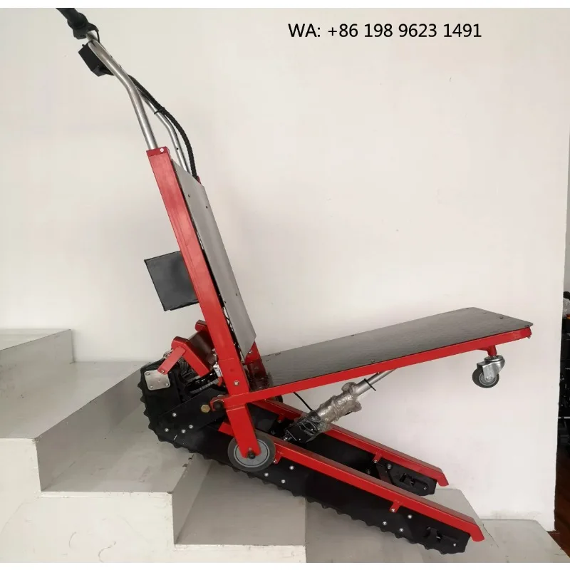 High‑Performance  Stair Climber Cart, 200kg Capacity Three‑Wheel Crawler Design, Silent Motor For Furniture & Appliance Staircas