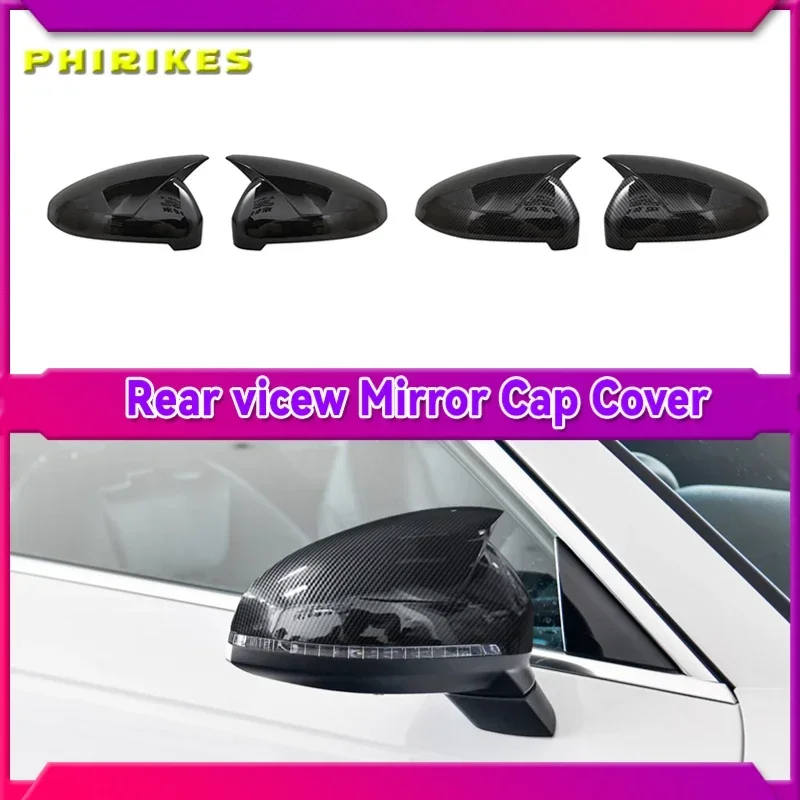 

2 шт. черные колпачки для боковых зеркал для Audi A4 A5 B9 2017 2018 2019 2020 2021-2023 S4 RS4 S5 RS5 Allroad Quattro Замена крышек