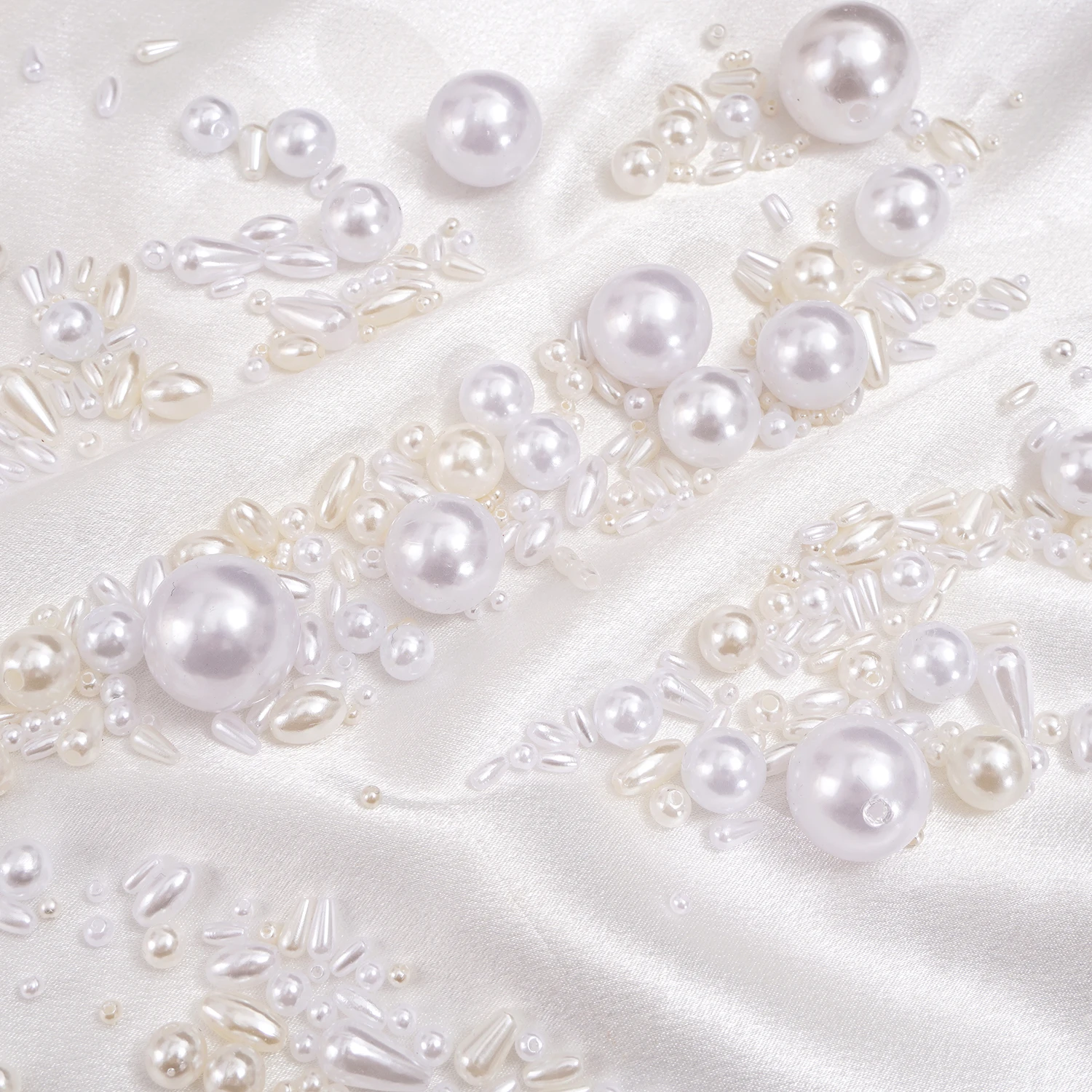 5-400pcs/bag ABS Imitation Pearl Beads Multi Sizes Style Ivory/White Color Loose Beads For DIY Necklace Accessories Making Beads