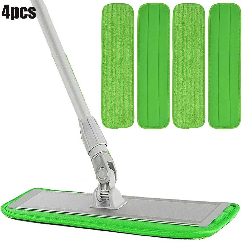

Mop Cloths Mop Pads Wet Dry 14-18 Inch 4pcs Cloth Mop Flat Head Microfiber Moppin Vacuum Cleaner For Libman + More