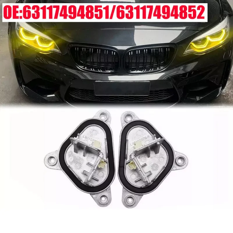 

LED DRL Fog Lamp with Aluminum Item Daytime Driving Front Lamp Day Running Light Module for 2018-2021 F87 F23 F22 230i M240i M2