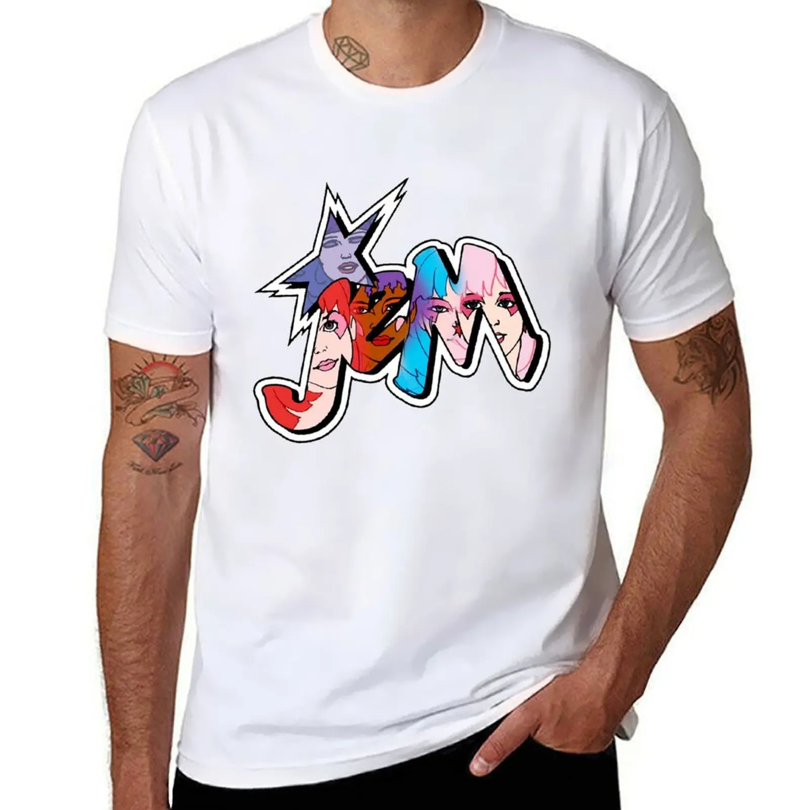 

Jem - The Holograms T-Shirt man t shirts cotton t shirt men 100% cotton luxury brand T-Shirt