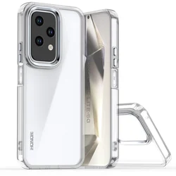 for Honor 200 Lite Phone plating Transparent Cases, Shockproof HD Clear Hard Cover for Honor 200 Lite