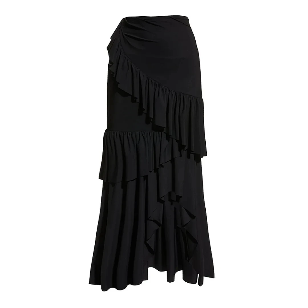 جديد قطعة واحدة ملابس السباحة للنساء مع تنورة ثوب السباحة Monokini الشاطئ ارتداءها ملابس الشاطئ #3