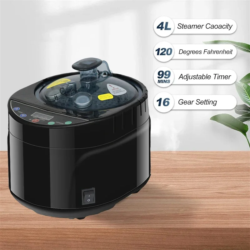 Sauna Generator Power Steamer Pot 4L 2.6L 1600W EU US AU UK Plug Home SPA Therapy For Heating