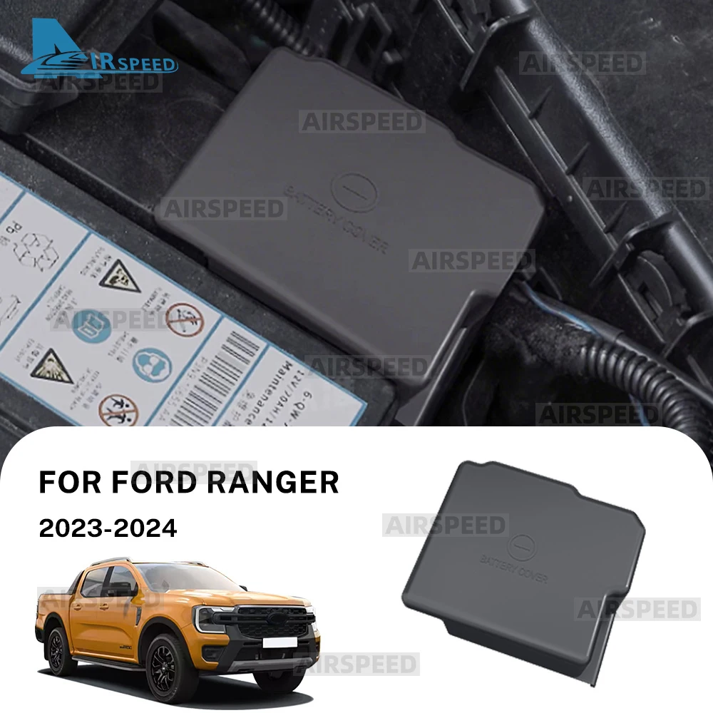 Car Battery Negative Terminal Protective Cover For Ford Ranger 2023 2024 Waterproof Dustproof Interior Accessories