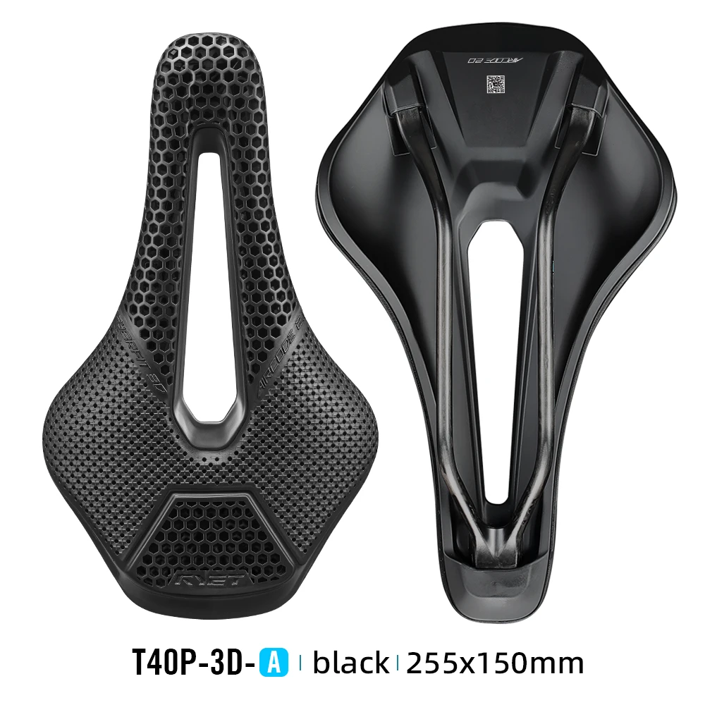 RYET Aircode 2.0 3D-gedruckter/VCM-Sattel 160-169g 255x150mm 7x9mm Schienen-Ausschnitt Carbon/Nylon-Basis Rennrad MTB Gravel Sitz