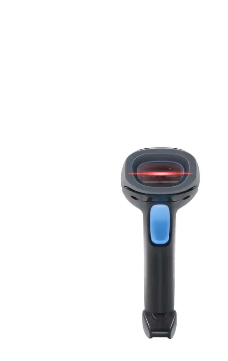 Wireless 1D 2D QR Barcode Scanner with Battery Level Indicator USB Digital Printed Bar Code Reader Plug Play Cordless Handheld