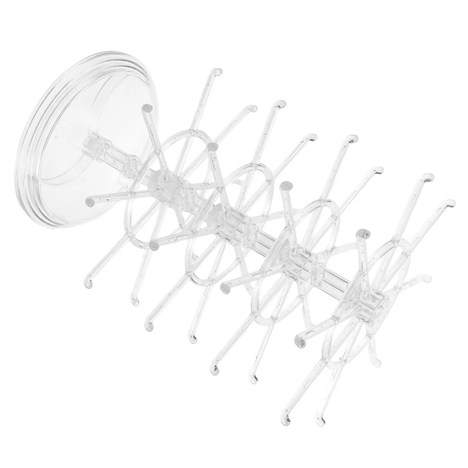 

Modern Rotating Jewelry Organizer with Hooks Tiered Earring Display Holder for Necklaces Bracelets Hair Accessories Desktop