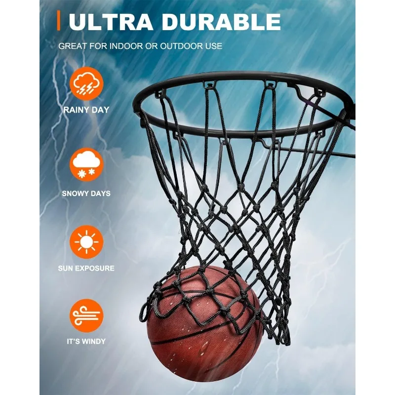 New! high quality For 2023 Professional On-Court Quality Outdoor Indoor Standard Rim,Basketball Net Replacement