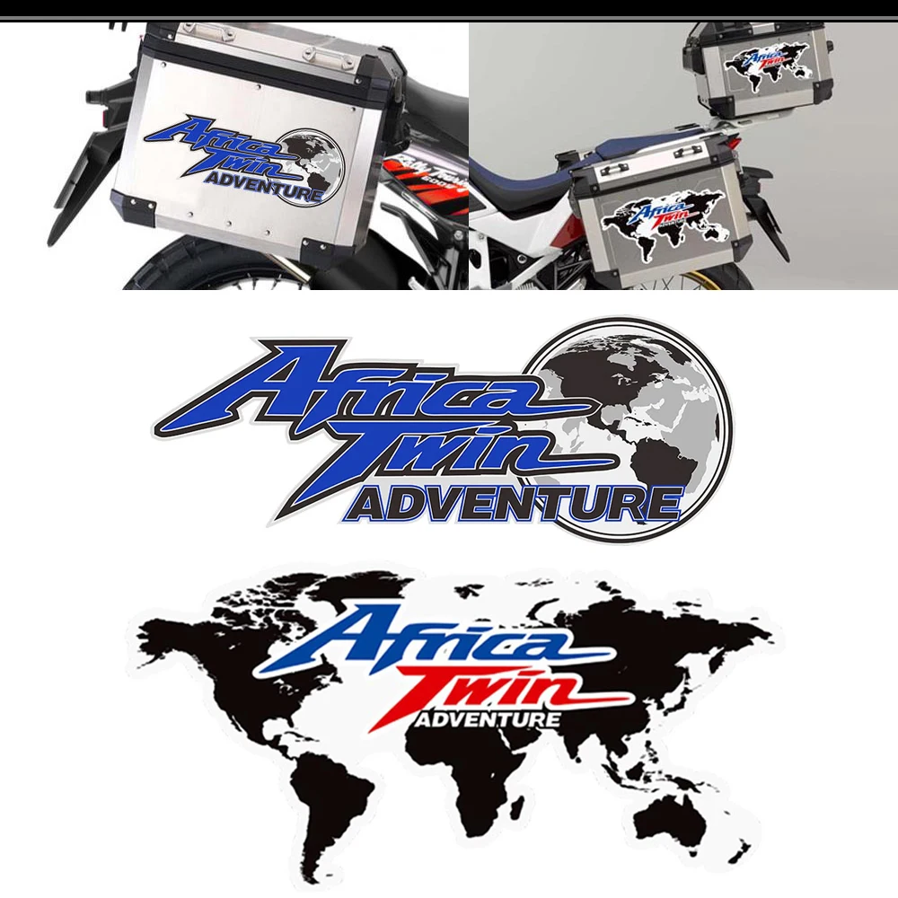 

For Honda Africa Twin CRF1000L CRF 1000 1100 L CRF1100LTrunk Luggage Cases Tank Pad Protector Adventure windshield Kit Stickers