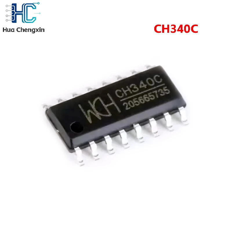 10PCS CH340C SOP16 USB-to-Serial Port IC New Original