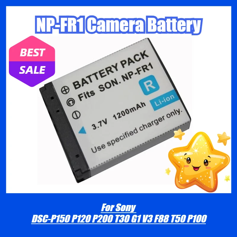 

3,7 В 1200 мАч NP-FR1 аккумулятор для камеры Sony DSC-P150 P120 P200 T30 G1 V3 F88 T50 P100