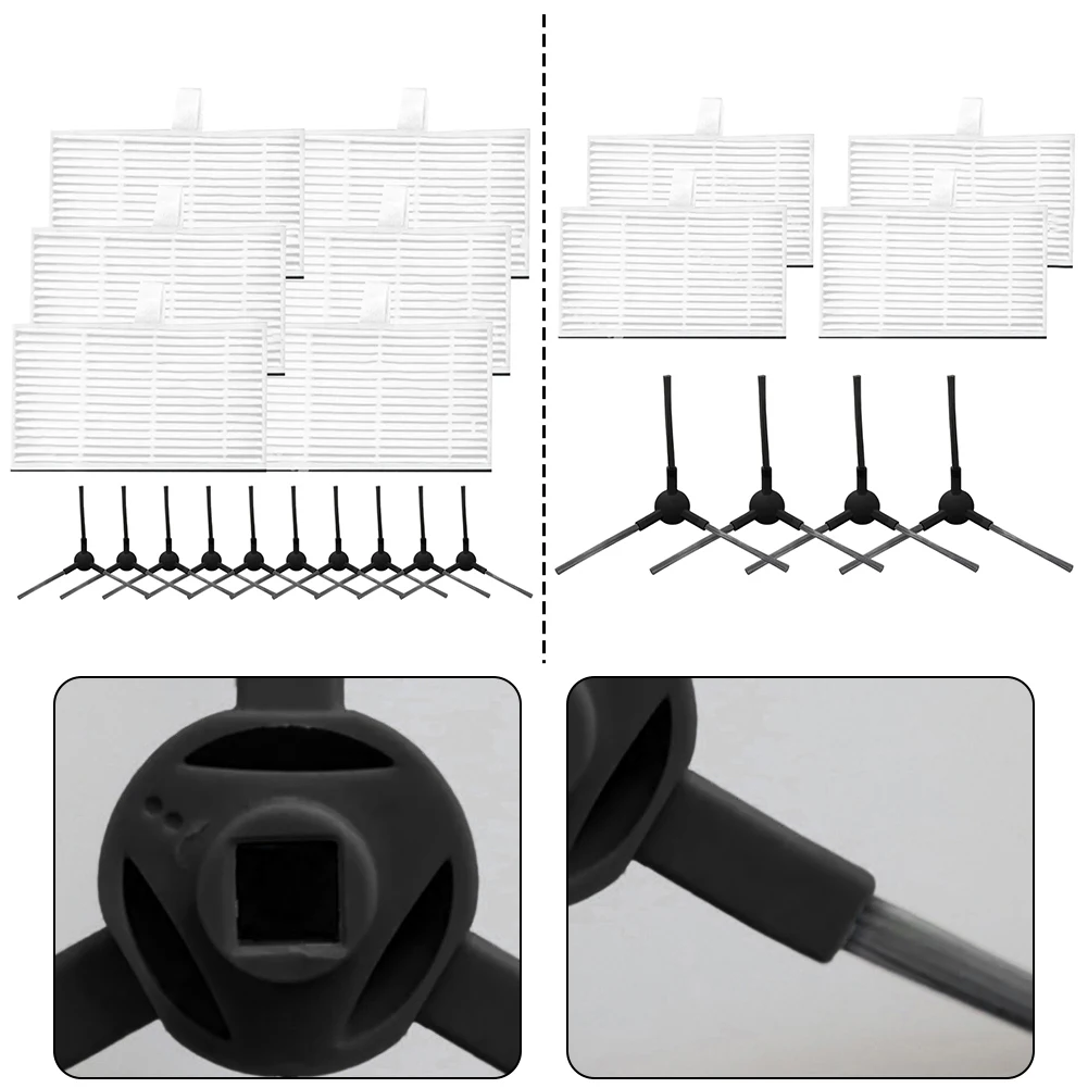 مجموعة مرشحات الفرش الجانبية لـ GRUNDIG VCR 2330 جهاز آلي لتنظيف الأتربة استبدال ملحقات التنظيف المنزلي #1