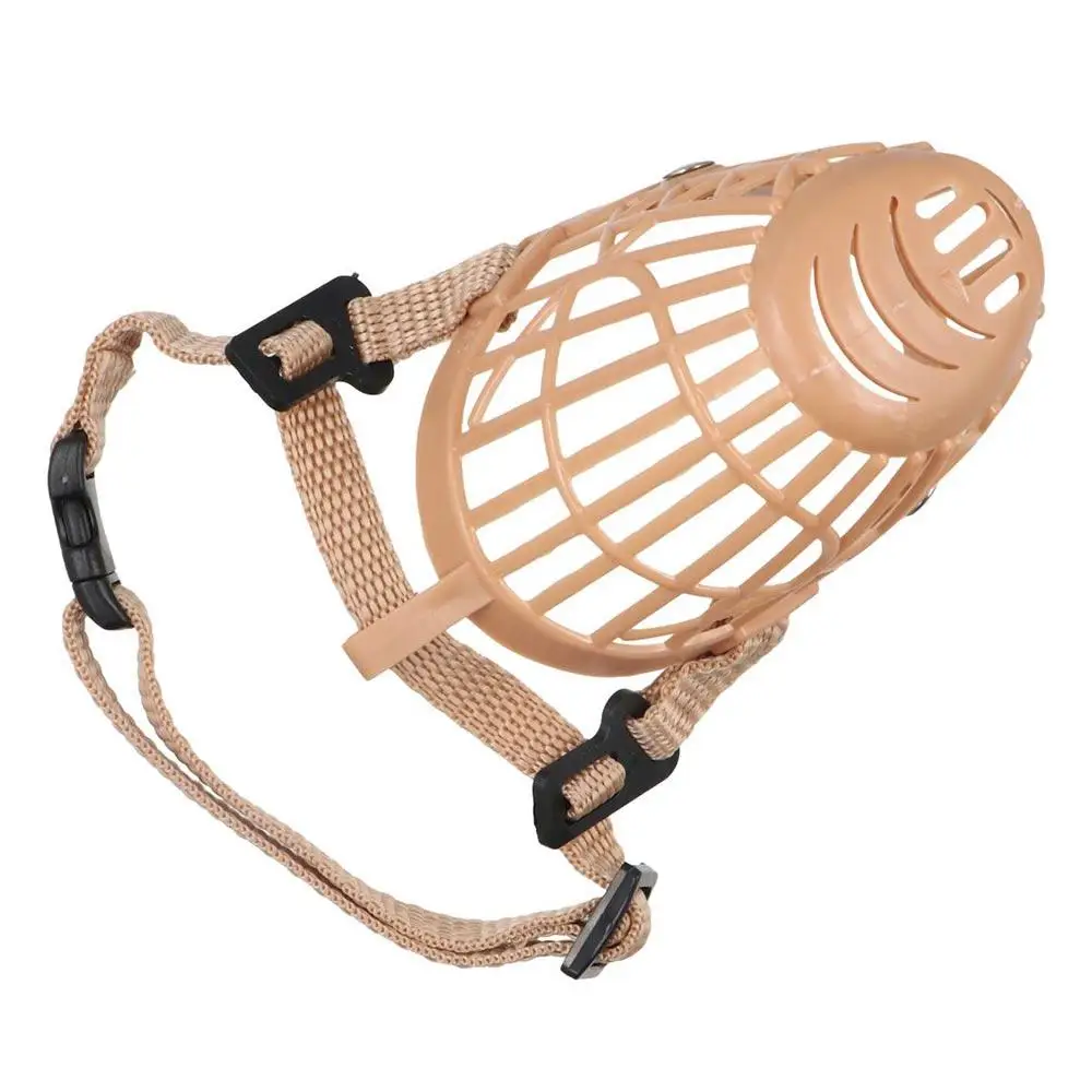 Breathable Bark Mesh Anti-biting Plastic Pet Supplies Mouth Grooming Dog Mask Pet Dog Muzzle