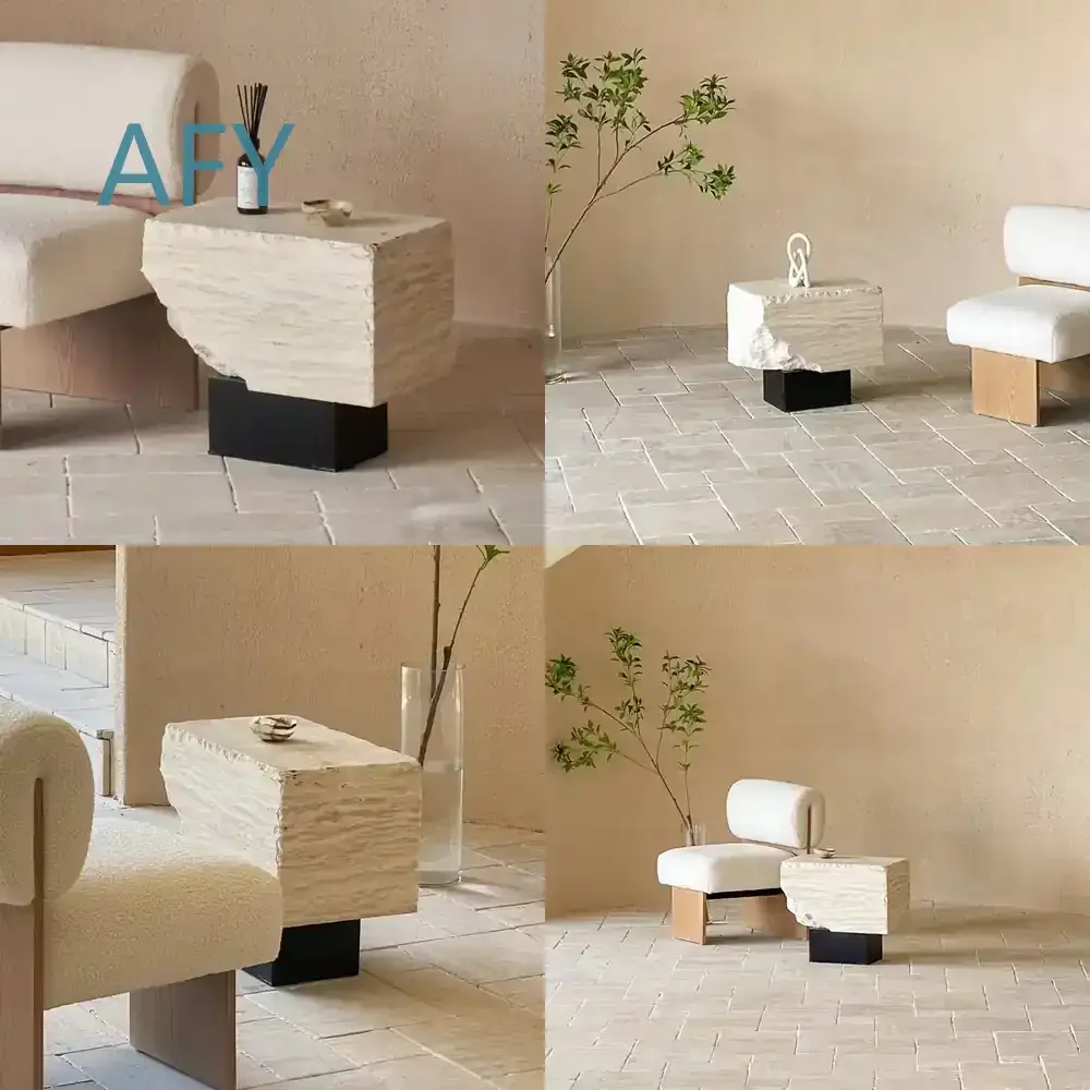 High-End Travertine Tile for Modern Home Decor Square Designer Floor Wall Cladding Natural Stone Slab for Bathroom Kitchen