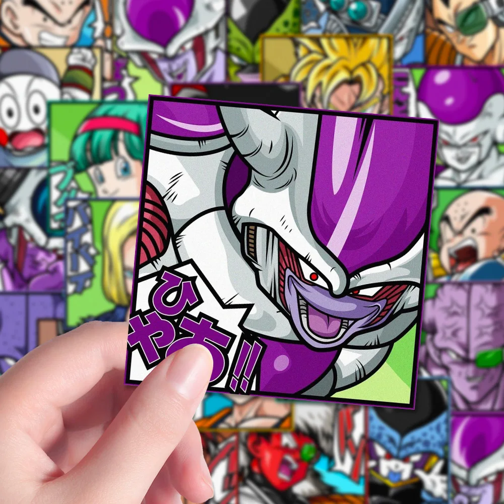 54 قطعة من ملصقات دراغون بول للأطفال، لوح تزلج للكمبيوتر المحمول، لوح تزلج على الجدران، زجاجة مياه للكمبيوتر المحمول، ملصق لعبة الدراجة النارية #5