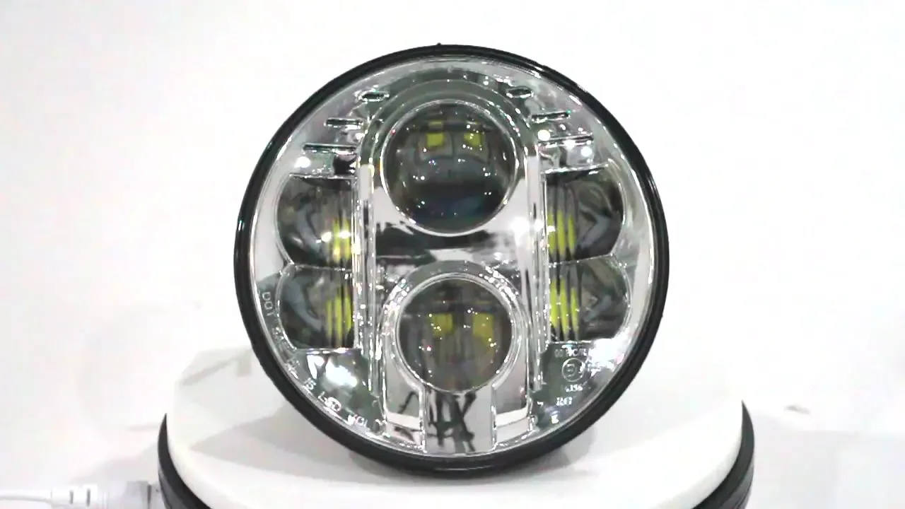 Tuff Plus DOT sealed beam 7inch round auxiliary light motorcycle led headlight