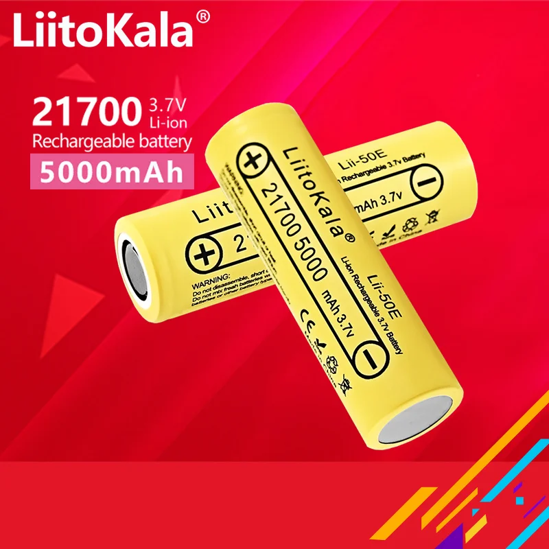 1-16 szt. Akumulator LiitoKala 21700 5000mAh Li-ion 3.7V, rozładowarka 35A, akumulator o dużej mocy, akumulator do elektronarzędzi