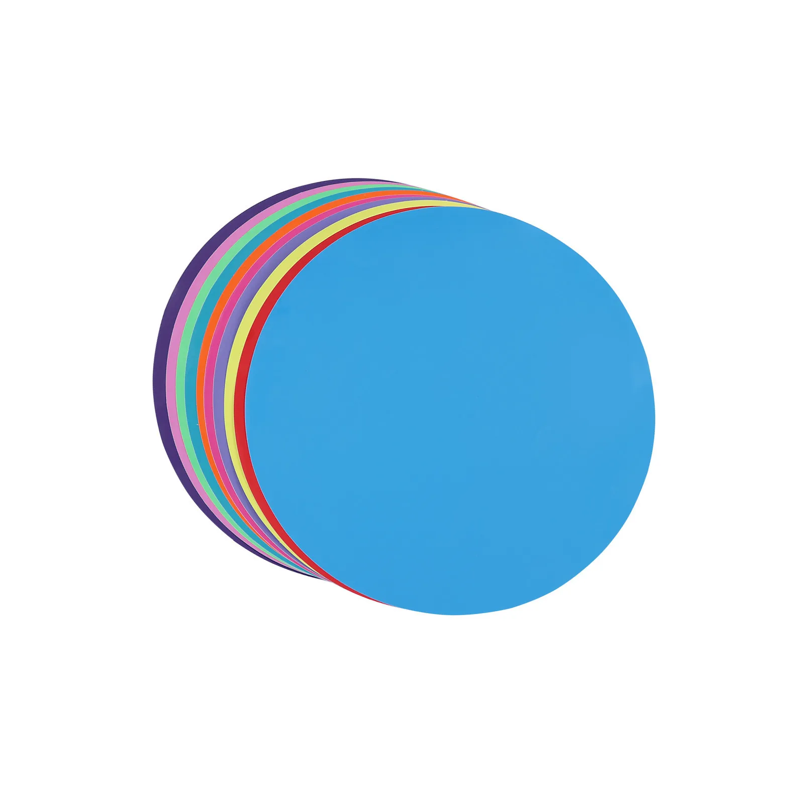 

10Pcs Whiteboard Dry Erase Circles Removable Vinyl Dots Colorful Wall Stickers for Education Training Message Board