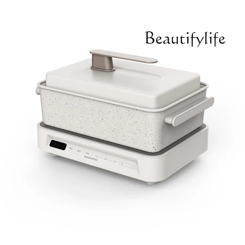 Multifunctional cooking pot, barbecue machine, hot pot, electric grill pot, barbecue oven, household integrated pot