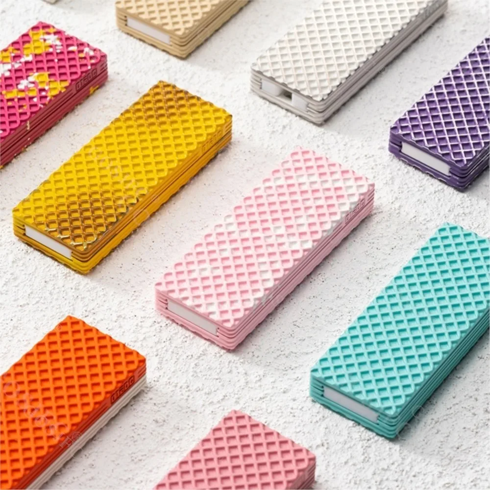 01EDC Wafer Biscuit Mecânico Fidget Slider Cor Aleatória Adulto Brinquedos de Mesa Metal Fidget Spinner Brinquedo de Alívio do Estresse
