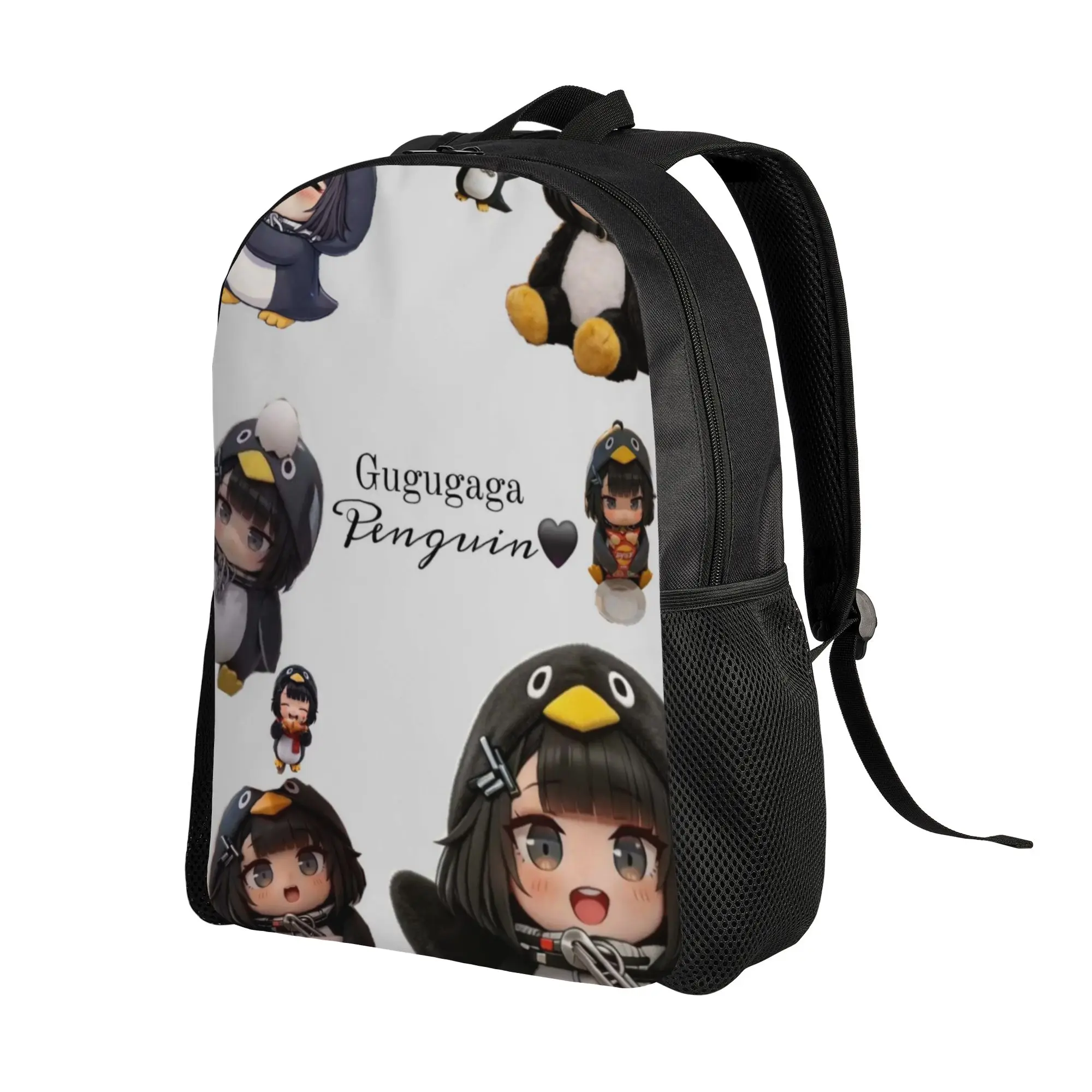 Book Pack Back to school season Gugu Gaga Penguin Anime Girls  Fashionable Backpack