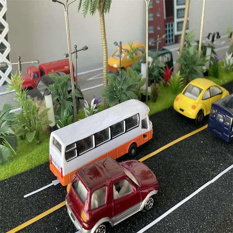 Modell Zug Landschaft Layout Miniatur Freies Verschiffen 1:50 O Skala Metall Modell Autos Reibung Spielzeug Fahrzeug