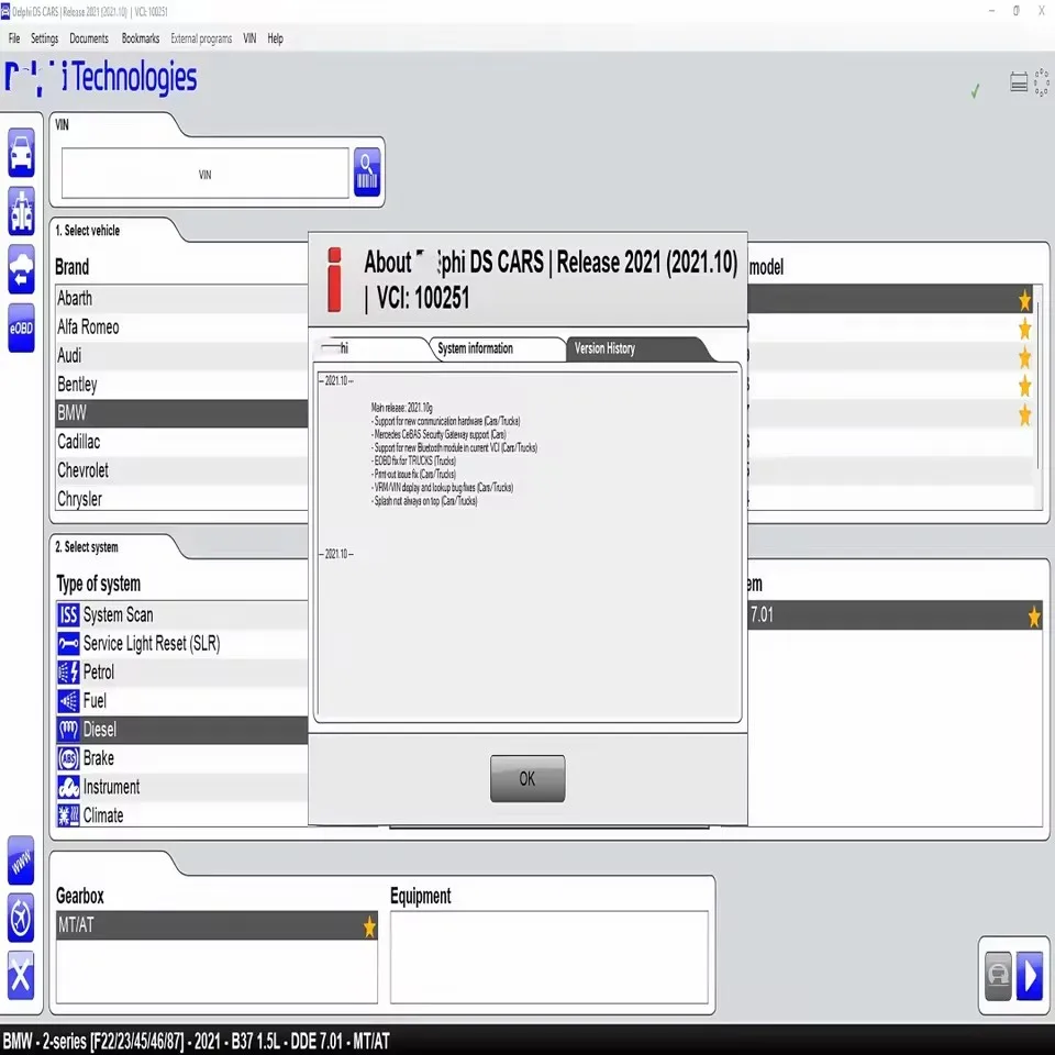 تشخيص السيارات 2017.R3 car 2021.11 مع Keygen لبرنامج DS150E مع برنامج شاحنات السيارات تحميل 2021.10b phi