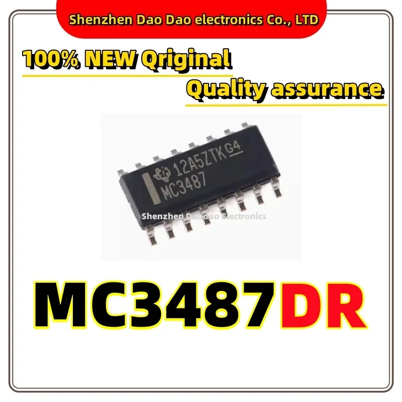 10Pcs MC3487DR MC3487 SOP-16 four-way Differential line driver chip IC New original